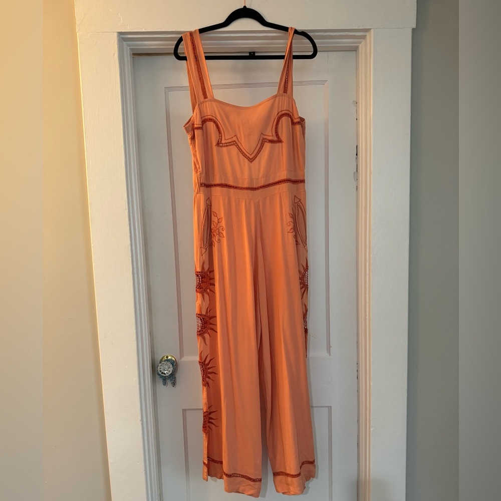 Jen’s Pirate Booty Embroidered Jumpsuit | Size Medium